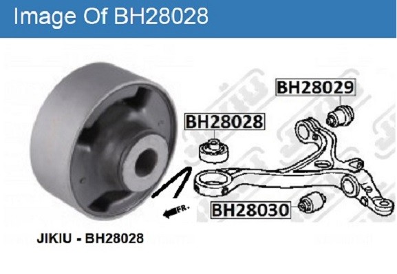 Сайлентблок рычага передний HONDA ACCORD 03-08 BH28028 BH28028 JIKIU