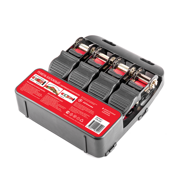 ремень стяжной багажный! с храповым механизмом 550кг, 4.5м, 4шт., хедер\ STR550 AUTOPROFI