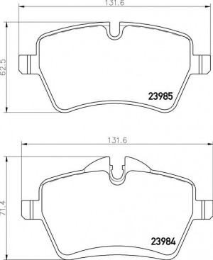 Колодки тормозные P06086 P06086 BREMBO