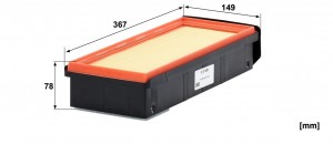 Фильтр воздушный C37009 C37009 MANN FILTER