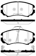 Колодки тормозные HYUNDAI Sonata (ТагАЗ),Tucson (04-) KIA Sportage (04-),Soul пе 58101-3CA70 HYUNDAI KIA