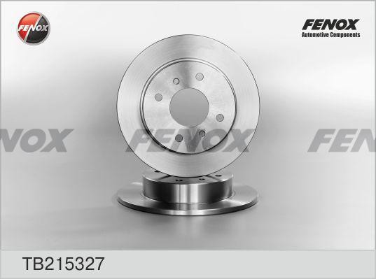 Диск тормозной Nissan Primera 90-02, Almera 00-  2шт TB215327 FENOX