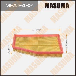 фильтр воздушный!\ BMW E60/E61/E63/E64 2.0i/4.0i/4.5i/4.5Ci/5.0i 03> MFA-E482 MASUMA