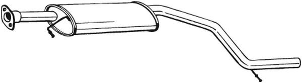 глушитель средняя часть!\ Ford Mondeo 1.8i/2.0i 16V 00> 281-067 BOSAL