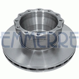 Диск тормозной Volvo 330x157x34x12 960343 EMMERRE