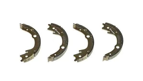 S83551 колодки барабанные ручника!\ Toyota Avensis 1.8-2.4/Corolla/Yaris 1.4-1.8 S 83 551 BREMBO