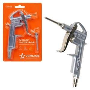 Пистолет продувочный с насадкой  50мм (металл) /AIRLINE/ ATBU015 AIRLINE
