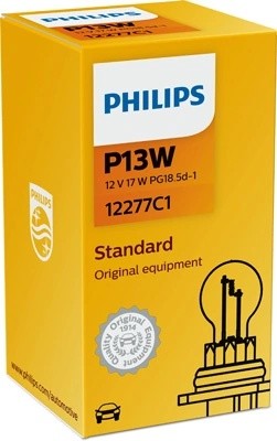 лампа! P13W 12277 12V галогенная\ 12277C1 PHILIPS
