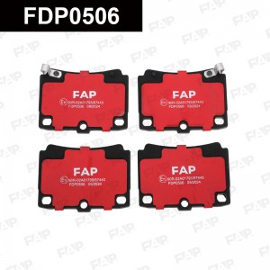 Тормозные колодки дисковые смесь CERAMIC FDP0506 FDP0506 FAP