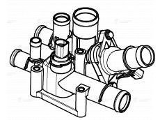 Термостат для а/м Skoda Octavia (04-)/ Volkswagen Golf IV (97-) LT 1871 LUZAR