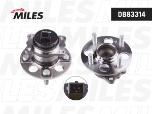 Ступица заднего колеса в сборе KIA Rio (FB) / Hyundai Solaris (HCR) 1.4 (100 лс) DB83314 MILES