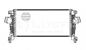 Интеркулер OPEL Astra J (10-) LUZAR LRIC2131 LUZAR