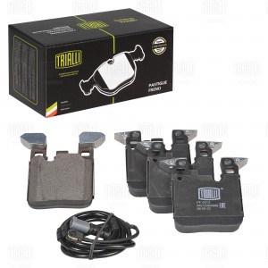 Колодки торм. BMW 3 (F30) (11-) диск. зад. (M-Technics) (кмп. с датч.) (PF 4013) PF4013 TRIALLI