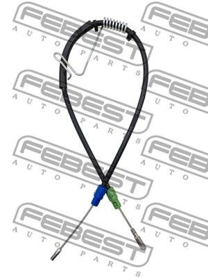 Трос ручника правый FORD TRANSIT 06-14 2199-TT9RH 2199TT9RH FEBEST