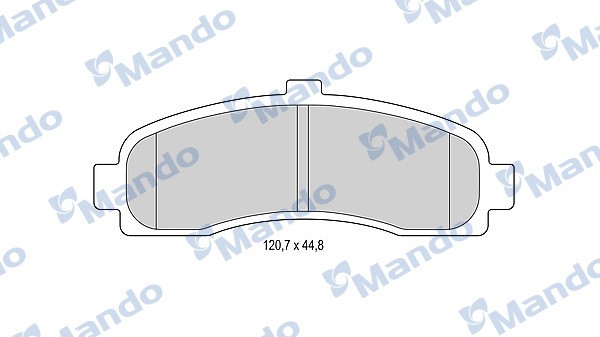 Колодки тормозные NISSAN Micra (92-02) передние (4шт.) MANDO MPN02 MANDO
