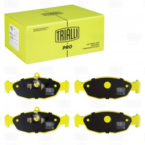 Колодки тормозные дисковые передние R13 керамические PRO PF051201CR TRIALLI