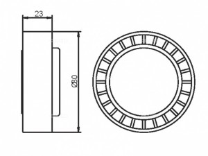 Ролик натяжителя ремня ГРМ GT70740 GT70740 GMB