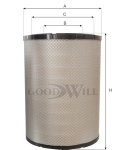 Фильтр воздушный (внешний) AG 1026 GOODWILL