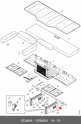 Панель 1938434 SCANIA