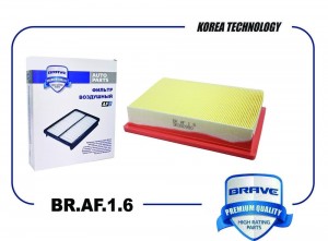 Фильтр воздушный BR.AF.1.6 96950990 Aveo, Cobalt BR.AF.1.6 BR.AF.1.6 BRAVE
