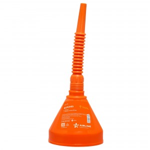 Воронка для бензина с гофрой (d=135мм) стальной фильтр /AIRLINE/ APF-05 AIRLINE