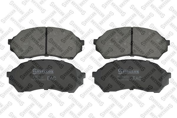 колодки дисковые п.! с антискрип. пластинами\ Mazda 323 1.4i-2.0TD & 16V 98-01 710-000B-SX STELLOX