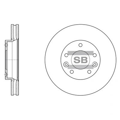 ДИСК ТОРМОЗНОЙ SD2003 SD2003 SANGSIN