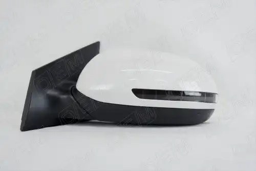 Зеркало левое Kia Rio 3 QB (2011-2017) 6 контактов, белое, с обогревом, с повтор OEM0091ZL OEMPARTS