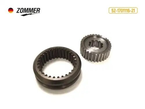 Муфта КПП ГАЗ 53 (3-4 передачи) со ступицей (скользящая) 52170111621 ZOMMER