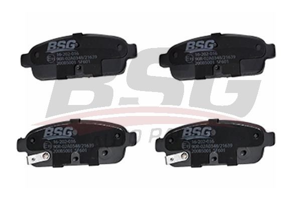 Колодки тормозные CHEVROLET Cruze (09-),Orlando (10-) задние (4шт.) BSG BSG 65-200-019 BSG