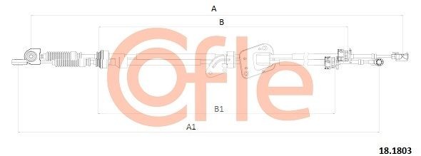 92.18.1803 Трос КПП 92181803 COFLE
