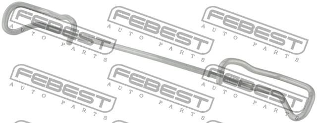 Пружина прижимная тормозных колодок RENAULT LOGAN SANDERO I 2005-2018 2103-001 2103-001 FEBEST