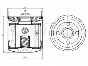 Фильтр масляный FLT-20084 UNIO