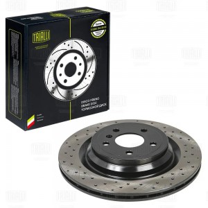 Диск торм. Mercedes GLE (W166) (15-)/M (W166) (11-) зад. d=330 (перф.) (DF 19041 DF 190415 TRIALLI