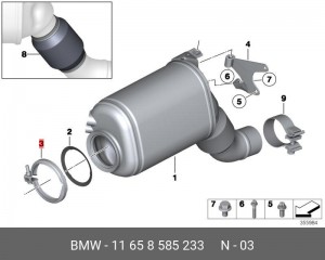 BMW X5 E70 (2007-2013) 11658585233 BMW