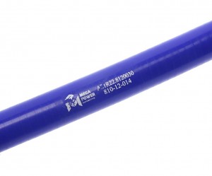 Патрубок ГАЗель Next отопителя синий силикон MEGAPOWER 810-12-014 MEGA POWER