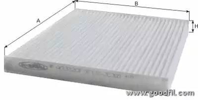 Фильтр салона AG332CF AG 332 CF GOODWILL