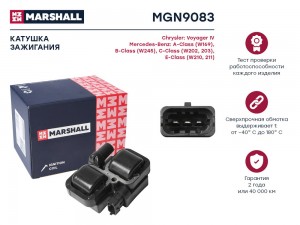 Катушка зажигания Chrysler Voyager IV 00- Mercedes-Benz C-Class W202 203 93-E-Cl MGN9083 MARSHALL