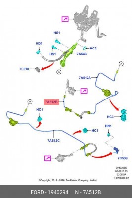 Трубка 1940294 1 940 294 FORD