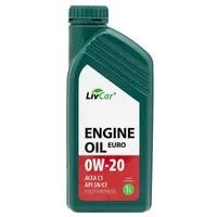 Масло моторное LIVCAR Engine Oil EURO 0W-20 ACEA C5 API SN/CF (1л) LC7110020-001 LC7110020001 LIVCAR