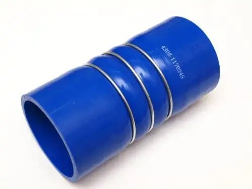 Патрубок КАМАЗ к теплообменнику (90СТ6К770ВА) D75L165CR силикон (TECHNIK) 43081170245 TECHNIK