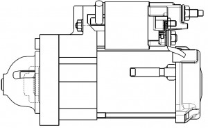Стартер для а.м BMW X1 F48 14- 2.0D 1,9кВт LSt 2613 LST2613 START VOLT