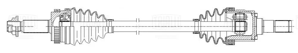 Привод Hyundai iX35 (10-) 2.0i (зад. прав.) (AR 0850) AR 0850 TRIALLI