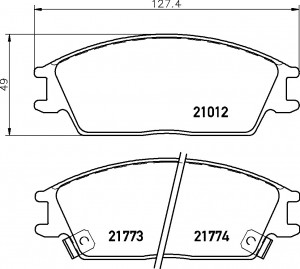 Колодки тормозные диск.передние SONATA V (NF) D11091MH D11091MH MK KASHIYAMA