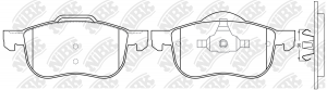 Колодки передние (VOLVO S60/S70/S80/V70/XC70 00-) PN0137 PN0137 NIBK