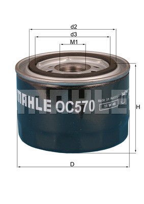 FIAT DUCATO (2002>)/ IVECO DAILY IV (2005>) + ЕЛАБУГА OC570 MAHLE KNECHT