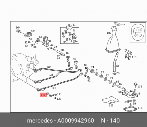 стопор !пластинчатый \Omn MB 207-410 A 000 994 29 60 MERCEDES BENZ