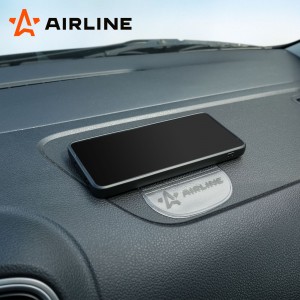 Коврик на панель приборов противоскользящий (92х145 мм) "AIRLINE" (прозрачный) ASM-T-02 AIRLINE