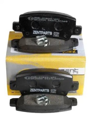 колодки дисковые задние!Toyota Corolla 1.4i/1.6/2.0D 01>диск15''/Verso 1.8WTi/2. Z07324 ZENTPARTS