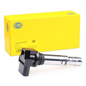 Катушка зажигания VW AUDI SEAT SKODA (1.2/1.4/1.6) (16V/FSI/TSI/TFSI) HELLA 5DA193175-501 HELLA